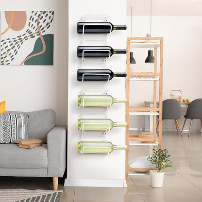 Sorbus Towel Holder for Bathroom Wall - 12 Level Wall Mounted Towel Rack Shelves for Rolled Bath Towels, Washcloths, Linen - Hanging Towel Racks for Bathroom, Spa, Salon, Towel Storage Organizer