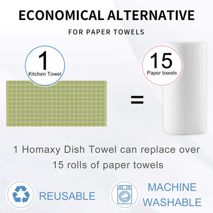 100% Cotton Terry Kitchen Towels (6 Count)