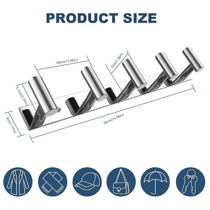 Hat and Coat Wall Mount Rack