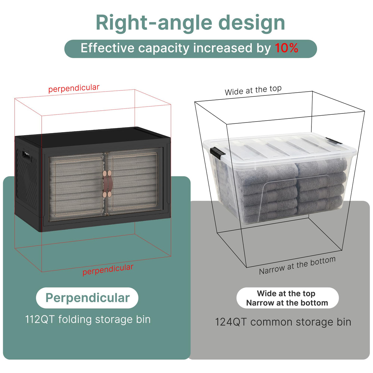 560QT Lockable Plastic Storage Bins