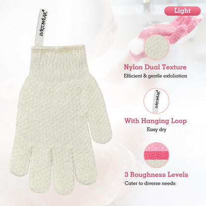 Exfoliating Glove for Shower Bath (3 Count)