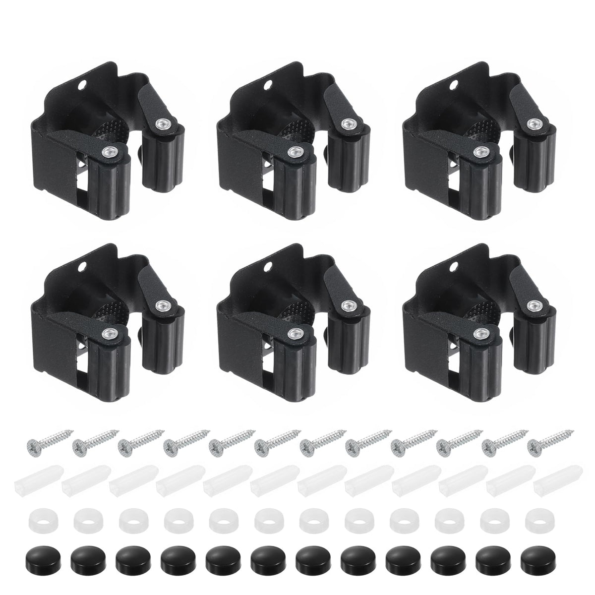 12pcs Mop Broom Holder Wall Mount