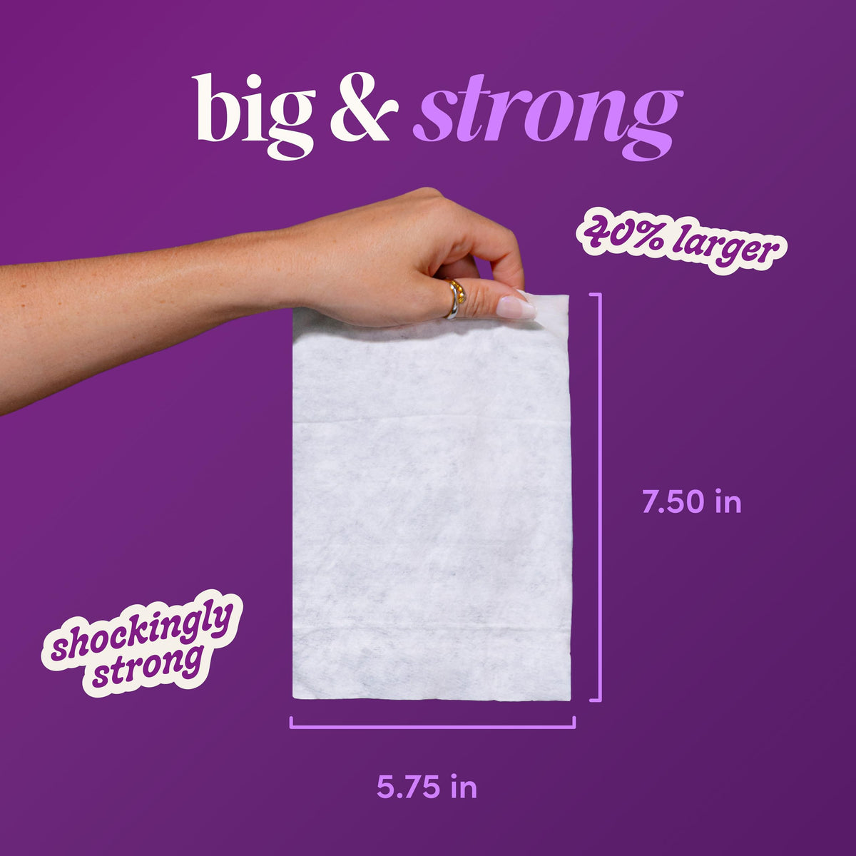Flushable Wipes for Women (32 Count)