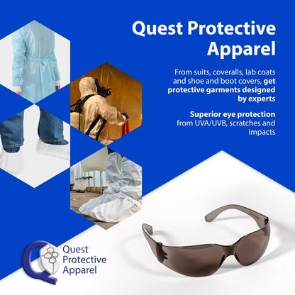 Quest Anti Fog Safety Glasses (4 Count)