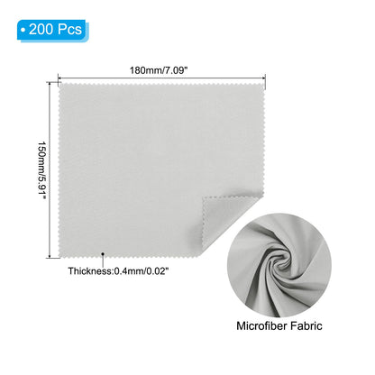 Eyeglass Microfiber Cleaning Cloth 7"x6"