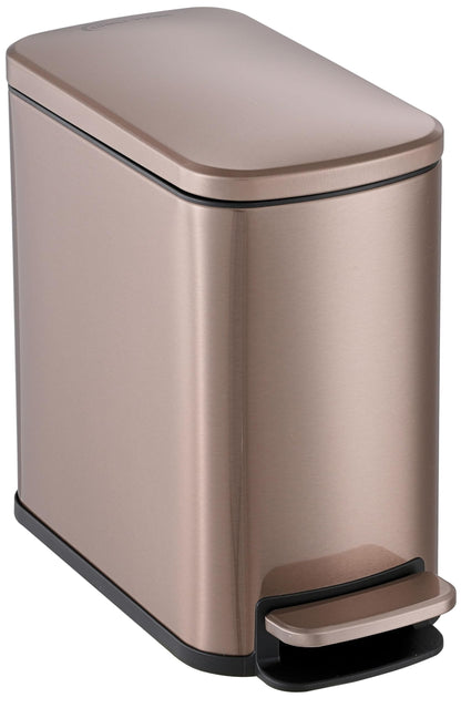 6L 1.6G Stainless Steel Bathroom Trash Can with Hands