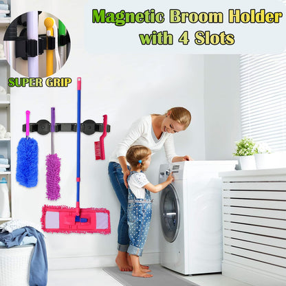 Strong Magnetic Mop Broom Holder