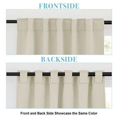 Curtains for Living Room Bedroom Nursery Office Laundry (2 Count)