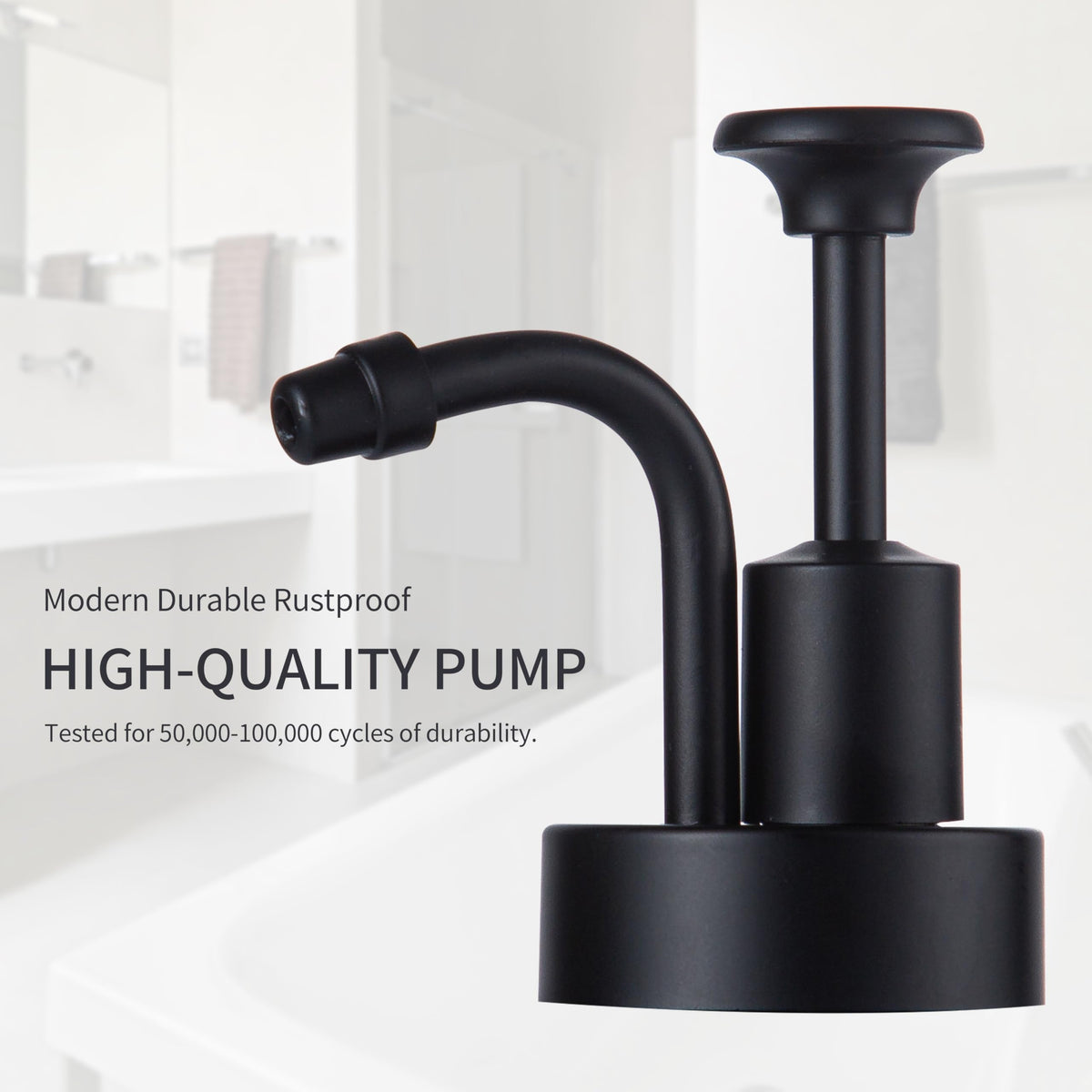 Beige Soap Dispenser