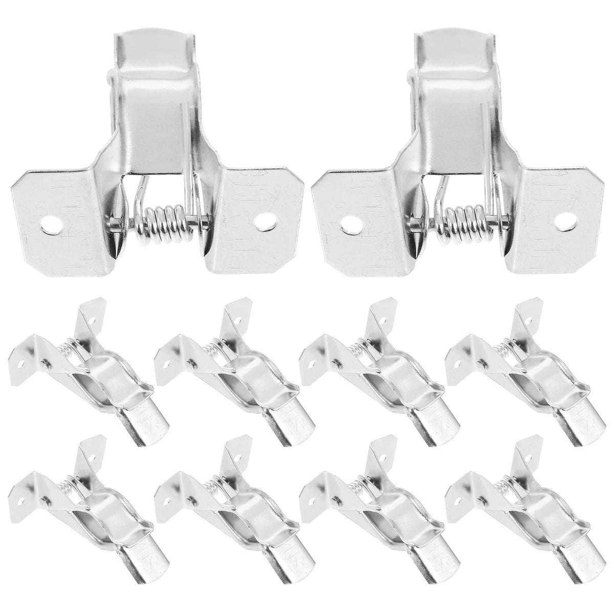 10pcs Wall Mounted Broom and Mop Holder Utility Hooks Heavy Duty Plastic Clips for Household Cleaning Tool Organization