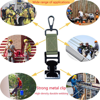 4Pcs Work Glove Clip Firefighter Rescue Turnout Gear Glove Holder Strap