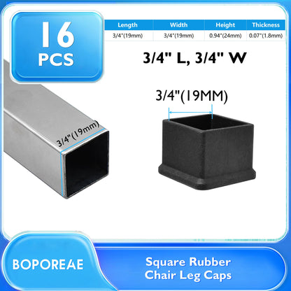 16 Pcs 3 4" x 3 (16 Count)