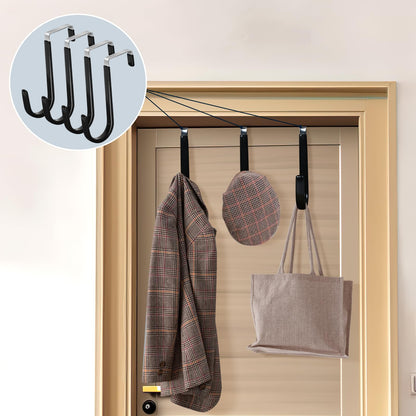 4 Pack Over The Door Hooks (4 Count)