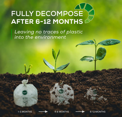 100% Compostable Food Waste Bags 3 Gallon (99.99 Count)