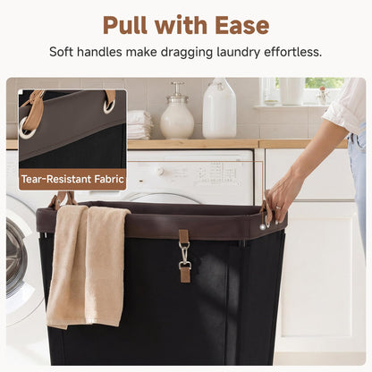 210L Laundry Basket with Wheels