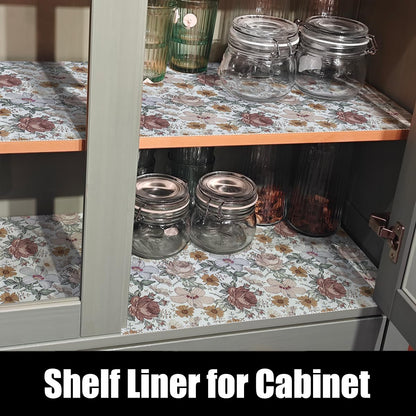 Floral Drawer Shelf Liners