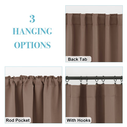 Short Blackout Curtains (2 Count)