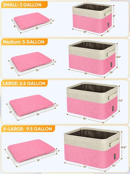 1 Pack Fabric Closet Storage Bins for Shelves