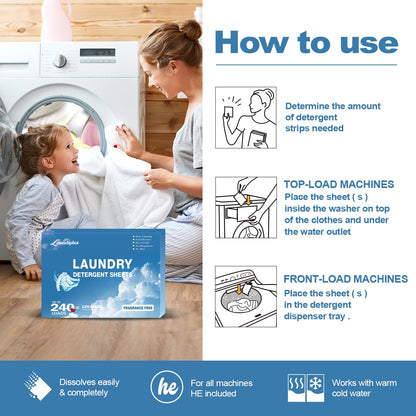 Laundry Detergent Sheet (120 Count)