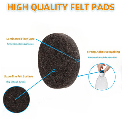 Felt Furniture Pads for Hardwood Floors (129 Count)