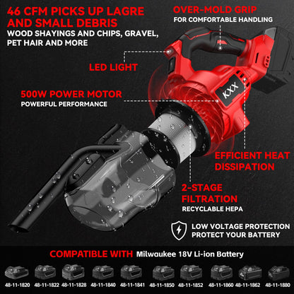 Cordless Vacuum for Milwaukee M18 Battery
