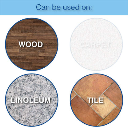 1 1 2" Round Heavy Duty Felt Furniture Pads for Effortless Moving and Surface Protection Across Hardwood (24 Count)