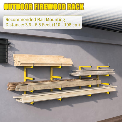 4 Pack Lumber Storage Rack (4 Count)