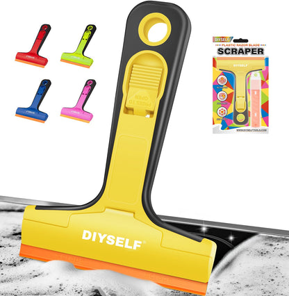 Plastic Glass Scraper Tool with 5 Pcs 4