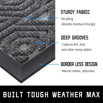 Door Mat Outdoor Indoor Entrance Welcome Mat