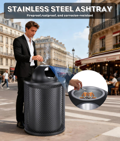 Outdoor Trash Can Commercial