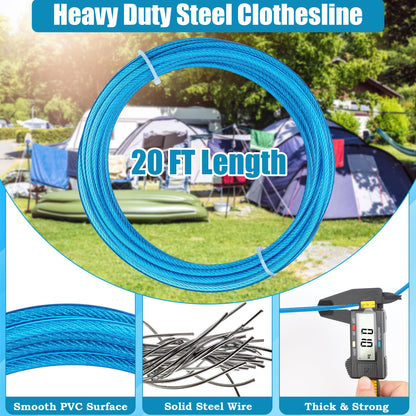 20FT Retractable Travel Clothesline (20 Foot)