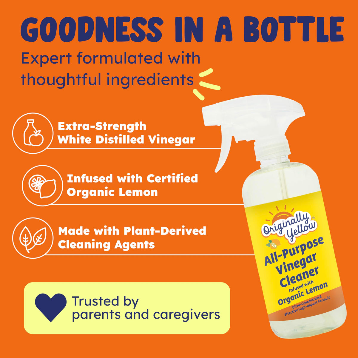 Lemon Vinegar All Purpose Cleaning Spray (48 Fl Oz)