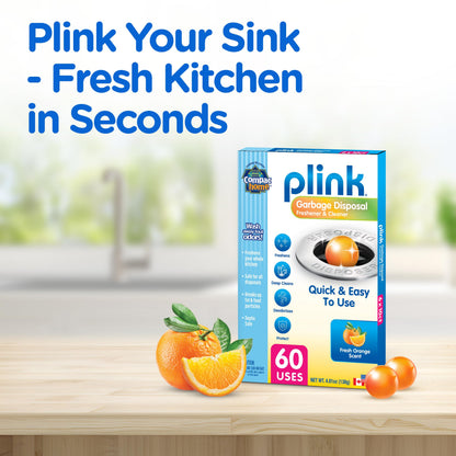 60 Count]] Plink Garbage Disposal Cleaner and Deodorizer VALUE PACK