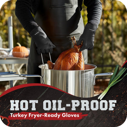 XL Silicone Smoker BBQ Gloves (2 Count)