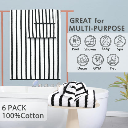 6PC Towel Set (6 Count)