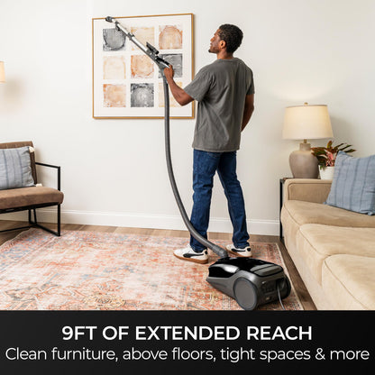 400 Series Bagged Canister Vacuum with Hair Eliminator Brushroll