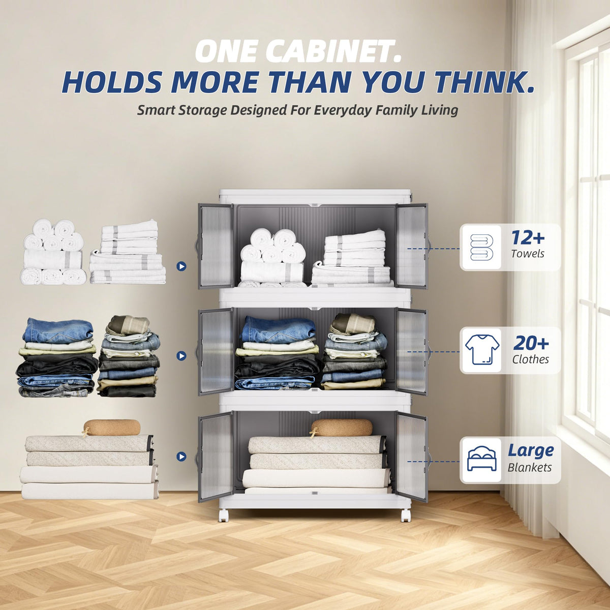 348Qt Stackable Storage Bins