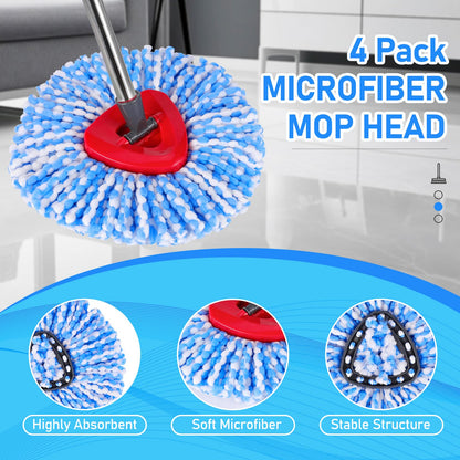 7 Pack Spin Mop Head for O (7 Count)