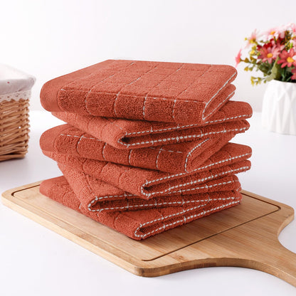 100% Cotton Terry Kitchen Dish Cloths (6 Count)
