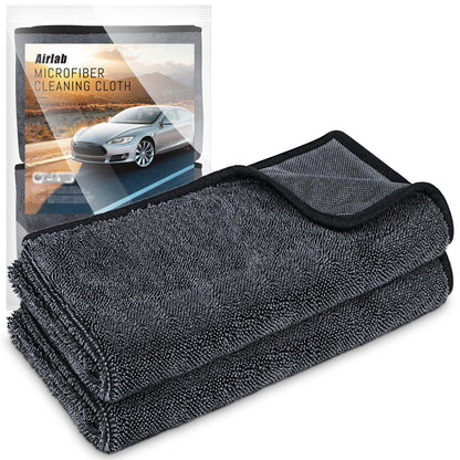 Microfiber Towels Cars Wash Drying Cleaning Cloth (2 Count)