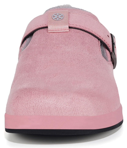Fur Lined Clogs for Women Men Winter Slippers