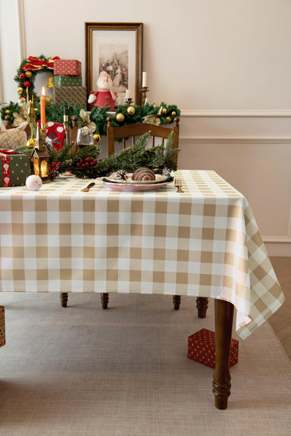 Classic Gingham Tablecloth Fabric