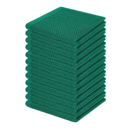 100% Cotton Waffle Weave Kitchen Dish Cloths 12 (12 Count)