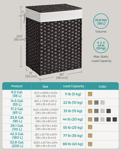 Laundry Hamper with Lid
