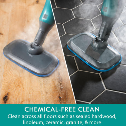 2-in-1 Steam Mop Hard Floor Cleaner