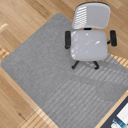 Desk Chair Mat for Hardwood Floor Corduroy Surface 1