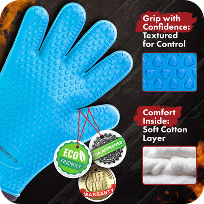 XL Silicone Smoker Oven Gloves (2 Count)