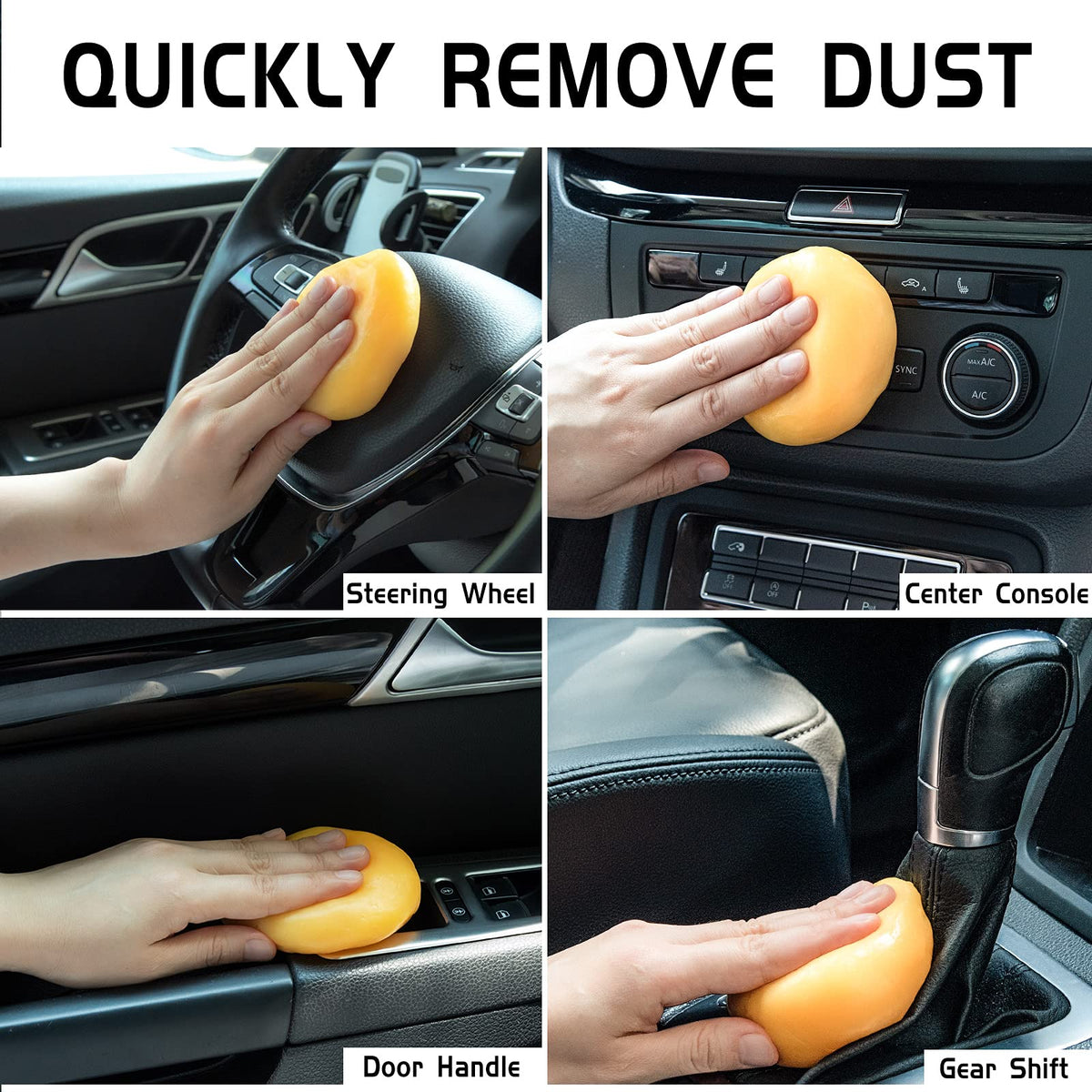 2pack Cleaning Gel for Car Putty Slime Car Accessories Cleaner Kit
