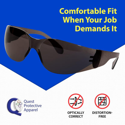 Quest Anti Fog Safety Glasses (4 Count)