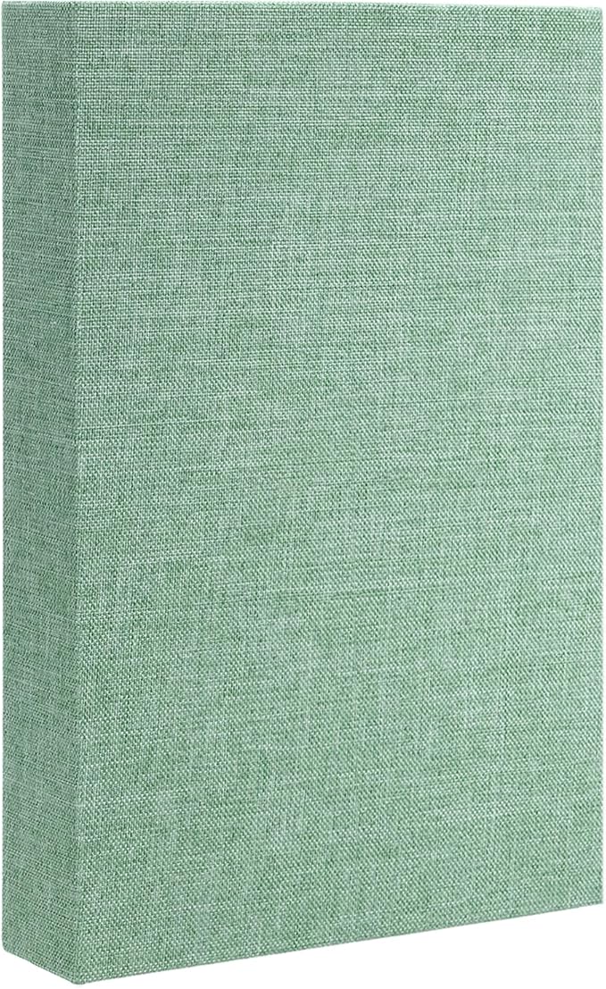 uxcell Decorative Books, 9.8 x 7.3 Linen Fake Books for Decoration Faux Decor Book for Modern Aesthetic Home Office Coffee Table Shelf Desktop Display, Green